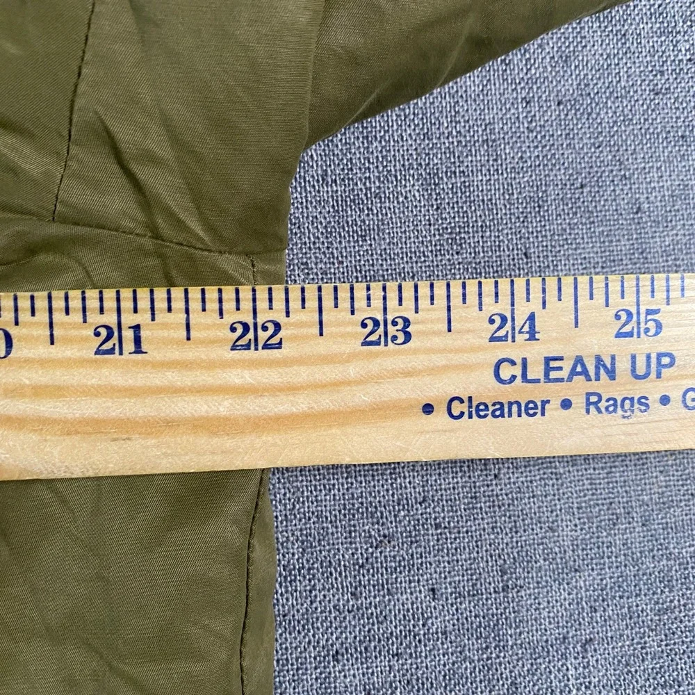 Banana Republic‎ Men S Military Field Jacket Green Hood Water Resistant Gorpcore